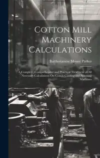 在飛比找博客來優惠-Cotton Mill Machinery Calculat