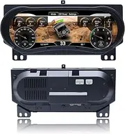 GVQXT 12.3" Digital Dash Instrument Cluster for Jeep Wrangler JL 2018-2023 for Jeep Gladiator 2018-2023 Digital Cluster Instrument Speedometer Replacement Aftermarket Digital Dash Cluster