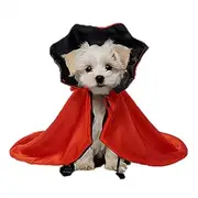 Dog Cape Costume | Pet Vampire Cloak - Dog Halloween Cloak Cape, Dog Mantle Apparel for Small Medium Large Dogs, Masquerade