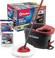 O-Cedar Easywring Spin Mop & Bucket With 2 Extra Refills