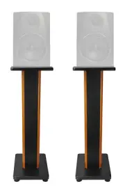 (2) Rockville 28" 2-Tone Studio Monitor Speaker Stands For Rockville APM6B