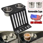 For 88-94 Chevrolet Chevy Trucks Bench Seat Cup Holder Double Removable Cups USA