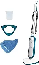 Russell Hobbs RHSM1001-G Steam and Clean Steam Mop White & Aqua - Free 2 Year Guarantee [International Version]