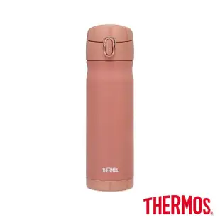 【THERMOS膳魔師】獨家專售_不鏽鋼彈蓋保溫杯500ml+大口徑真空食物燜燒罐500ml(JEWC-501+JBN-501)(保溫瓶)