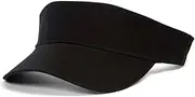TopHeadwear Plain Sports Visors, Black