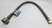 ProFlo PFX146474 20" Braided Stainless Steel Toilet Supply Line 3/8" Comp x BC