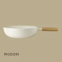 在飛比找誠品線上優惠-Modori柔白平底鍋組/ 炒鍋/ 28cm