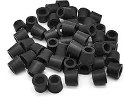 Flygun 50 PCS Automobile Air Conditioner Seal Repair Kit, R22 Opening Valve High Temperature and Wear Resistant Rubber Ring, Auto O-Ring Replacemen Gasket, Universal for Most Cars (Black)