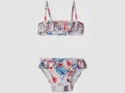 $168 Seafolly Girl's Pink Water Garden Mini Tube Bikini Swim Set AUS Size 0
