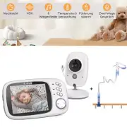 Baby Monitor with Camera Night Vision 3.2inch Screen Wireless Video Baby Monitor