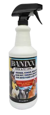 Banixx Wounds & Infections Antifungal Hoof Care Thrush White Line Rain Rot 32oz