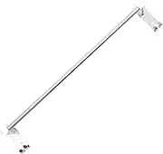 DECOMELODY Wall Mounted Towel Holder Towel Bar Modern Single Rod Towel Rack for Bathroom Kitchen and Washroom Easy Installation Space Saving Design