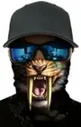 3 Tiger Print Cycling Motorcycle Head Scarf Neck Warmer Face Mask