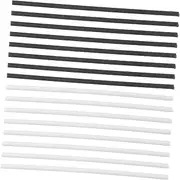 GOOHOCHY 40pcs Guitar Side Dot Markers 15mm Acoustic Guitar Fretboard Inlays Black White Enhance Sound Playability