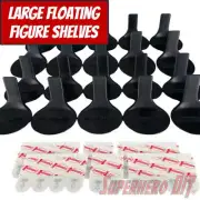 Large Floating Figure Shelves for Funko Pops Action Figures or collectibles