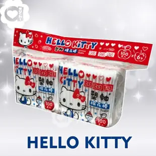 【SANRIO 三麗鷗】HELLO KITTY 凱蒂貓塑軸棉花棒超值補充包 100支 x 36包