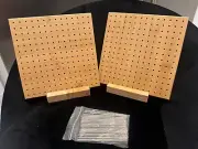 Crochet Blocking Board 8" - Comes With 2 Boards, 2 Stands, And Metal Rods