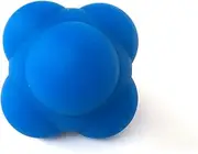 Parliky 1pc Hexagonal Silicone Reaction Ball Agility Training Tool for Reflex and Coordination Development for Athletes and Rehabilitation Durable Bouncing Ball for Speed Training