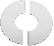 Beatifufu Valve Decorative Cover Brick Outdoor Pipe Split Snug Tumble Flanges Wall Taps Plumbing Flange Cover Toilet Flange Plumbing Flange Rings Shower Flange Silver Stainless Steel