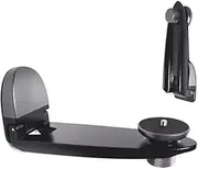 Universal Metal Projector Bracket Wall Mounted Bedside Bracket Wall Small Projector Universal Bracket for Office(Black)
