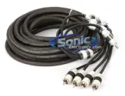 Stinger SI8420 8000 Series Audiophile 20Ft 4-Channel RCA Interconnect Cable Wire