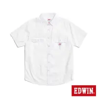 在飛比找momo購物網優惠-【EDWIN】男裝 野戰短袖襯衫(米白色)