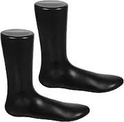 NOLITOY 2pcs Sock Display Holders Women Type Sock Model Mannequins for Shops Foot Props Portable and Versatile