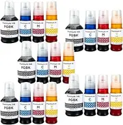 [ExtraPrint] 20-Pack [5BK,5C,5M,5Y] Compatible Ink for GI-61 GI61 Ink Bottles Refill for Canon PIXMA G3620 G3625 G3660 MegaTank