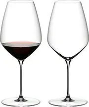 [RIEDEL] Veloce Syrah/Shiraz Machine-Made Crystal Wine Glass, Clear – Designed for Full-Bodied Red Wines – Elegant Crystal Glassware for Wine Enthusiasts – 720 ml Capacity (Pack of 2)