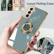 For Oppo Reno 8 Lite 8Pro Find X5/X3 Pro Magnetic Plating Ring Holder Case Cover