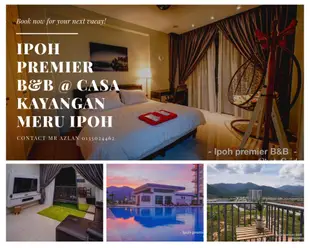 克勒邦的3臥室公寓 - 104平方公尺/2間專用衛浴Ipoh Premier B&B @ Casa Kayangan Meru