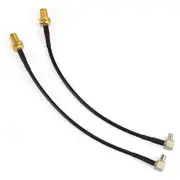 4g Antenna Sma Female To Ts9 Male Adapter Cable 15cm 2pcs For External Antenna Router E5372 E5577 E TY black