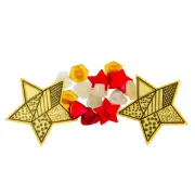 Plastic Shank Sewing Craft Buttons Stars Hearts Hexagons Assorted DIY Fasteners