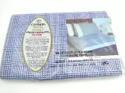 Cannon Royal Family Full Flat Sheet Featherlite Blue tiger tooth New Old Stock