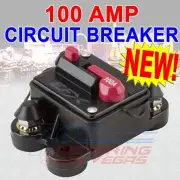 100 AMP CIRCUIT BREAKER 12V RESET CAR AUDIO STEREO MARINE 100A CB100 SCOSCHE NEW