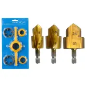 Thread Plate Tooth Sleeve PPR Riser Step Drill Bit PVC Thread Hand Tools