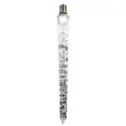 Vickerman XICE995 E17 Falling Icicle Bulb with Cool White LED Lights - 24 in.