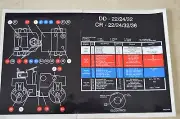 INGERSOLL RAND DD22 DD24 DD32 ROLLER COMPACTOR Service Diagram Decal IR Volvo