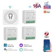 Tuya Zigbee Mini DIY Smart Switch Module Energy Monitor 16A Two Way Control Smar