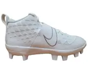 Nike Force Trout 6 Pro MCS Mens AT3461-100 White Platinum Baseball Cleats