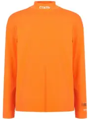 HERON PRESTON CTNMB LOGO ROLLNECK TOP MEN T-SHIRT HMAB017C99JER0012201