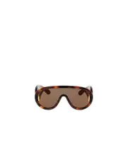 Loewe Shield Frame Sunglasses One size Dark Havana