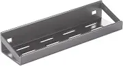 Floating Spice Rack Shelf Wall Mounted Condiment Stand Storage Shelve Organizer 30 x 10 cm - Grey