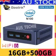 Beelink MINI S12 Pro 16+500 GB Intel N100 Windows 11 Office MINI PC WiFi6 BT5.2
