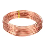 30Ft (9m) 15 Gauge (1.5mm) 99.9% Solid Bare Pure Copper Wire Soft