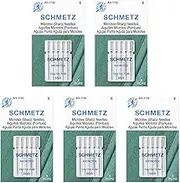 25 Schmetz Microtex Sharp Sewing Machine Needles 130/705 H-M Size 60/8