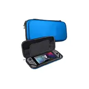 Switch Game Case Protective Hard Shell Travel Pouch Switch Carrying Case for Console Accessories-Blue