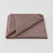 Sheridan Outlet Cotton Jumbo Waffle Blanket in Walnut