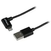 StarTech 1m Angled Lightning to USB Cable - USBLT1MBR