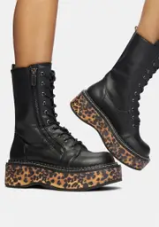 [Demonia] Fierce I'ma Cool Gal Combat Boots